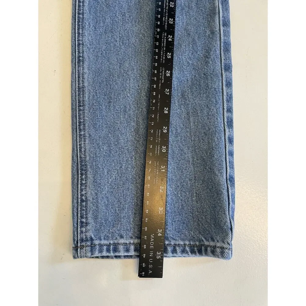 Men Carhartt B18 STW Med Wash Denim Blue Jeans 38 x 36 (Fit: 37 x 35) Straight